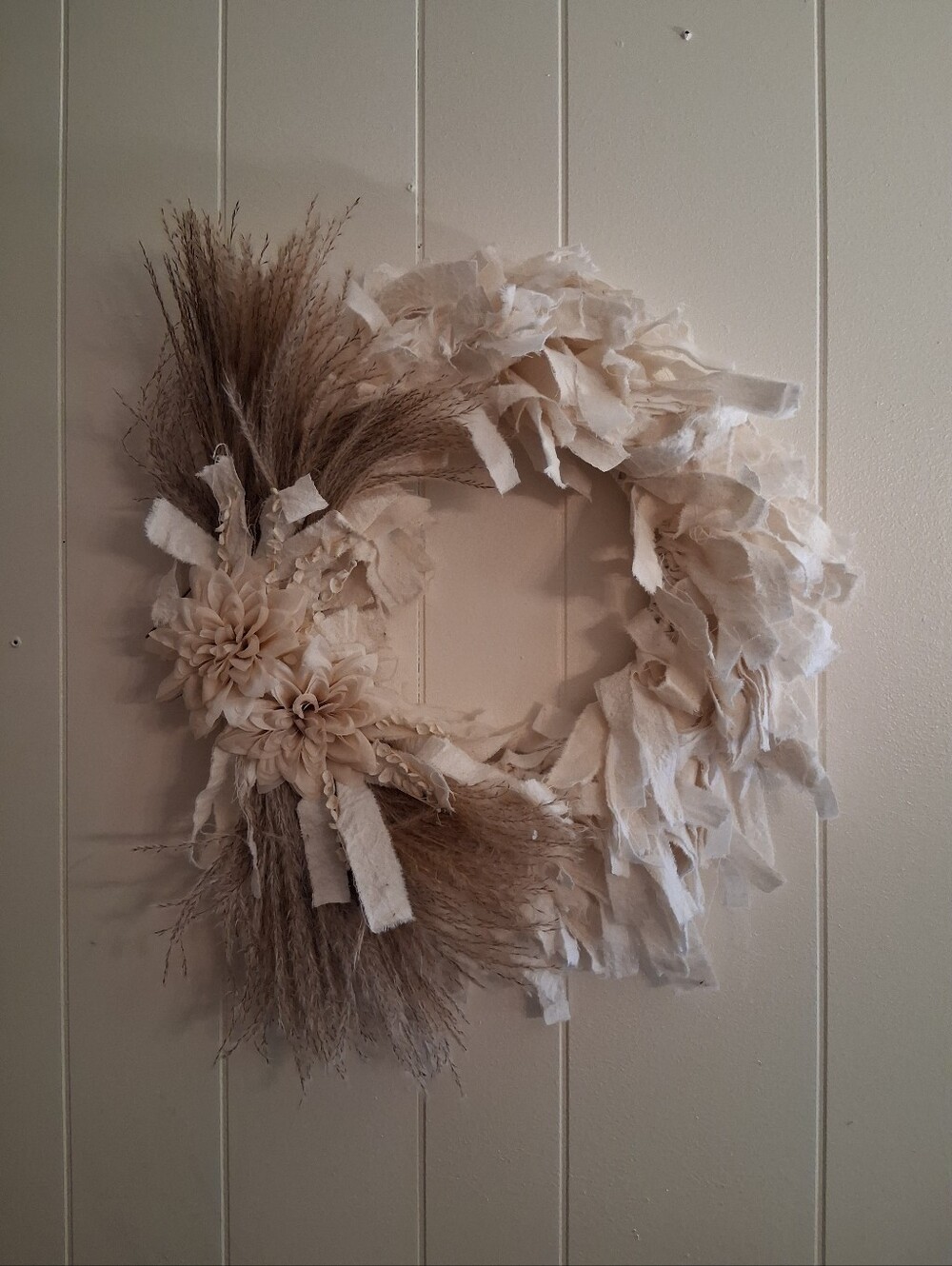 Handmade Rag Wreath